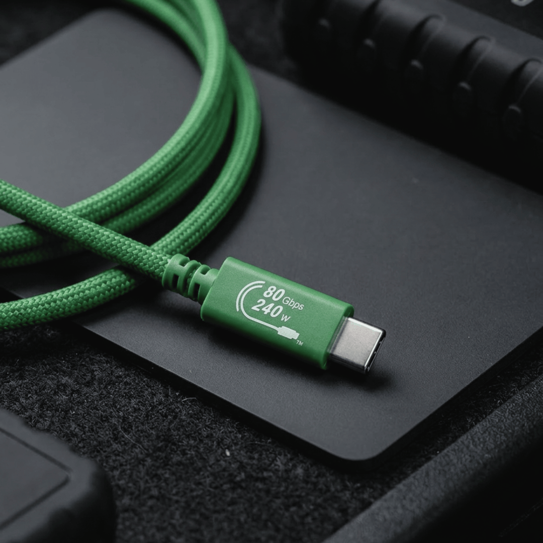 Connect+ High-Performance USB4 80Gbps/240W Type-C Cable